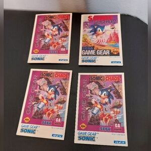 1994 Sega Game Gear Sonic The Hedgehog Mini Trading Tip Card